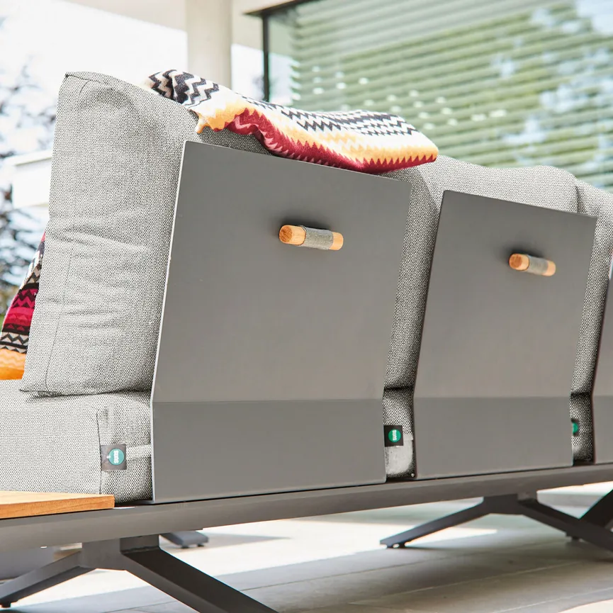 ***Lounge groß Grey/Soft Grey detail