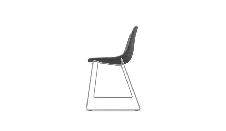 Stuhl Sled fully upholstered detail