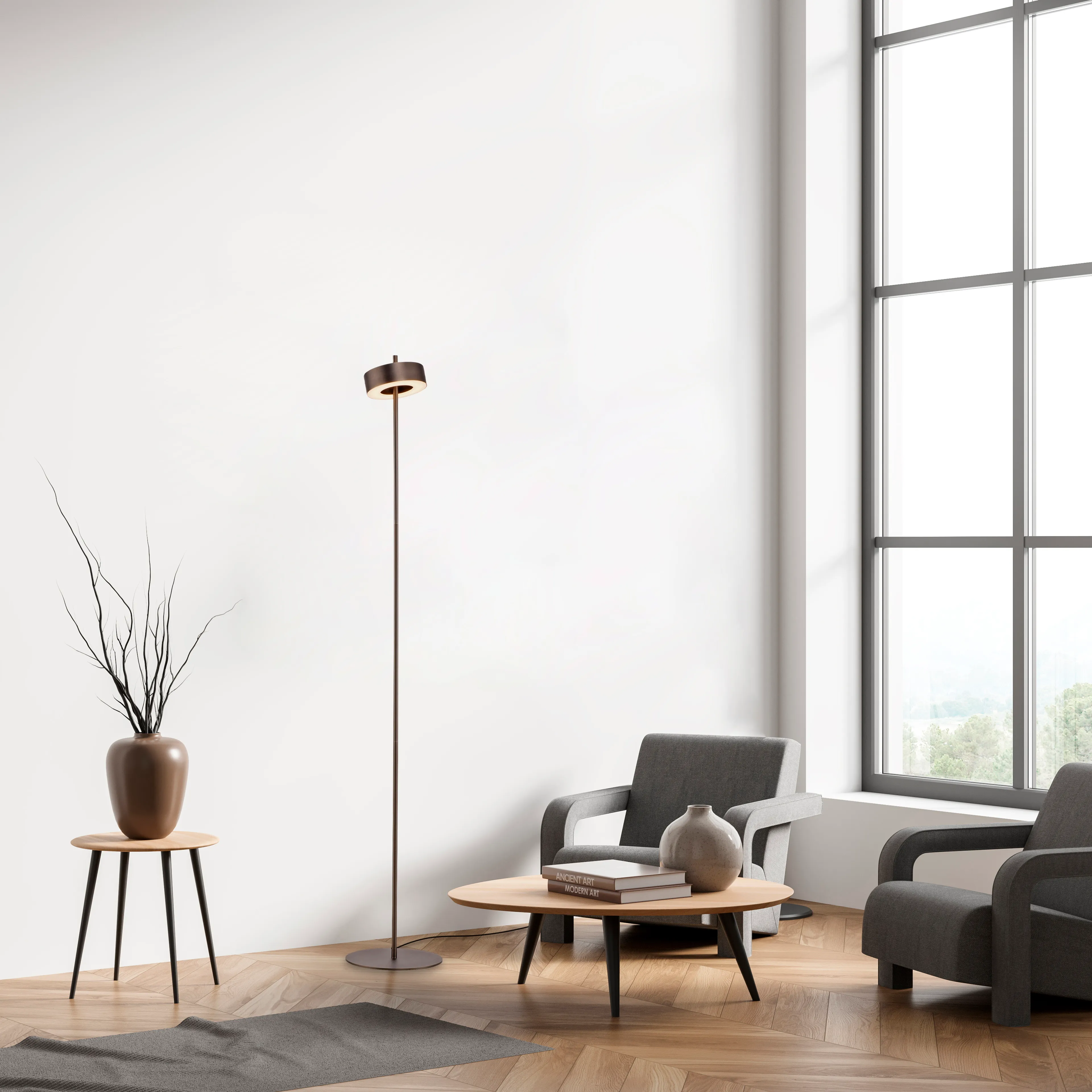 LED-Stehlampe Q-Rotate