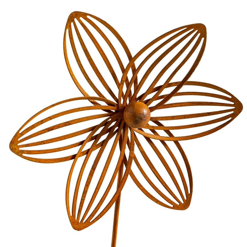 Figur "Blume" braun detail