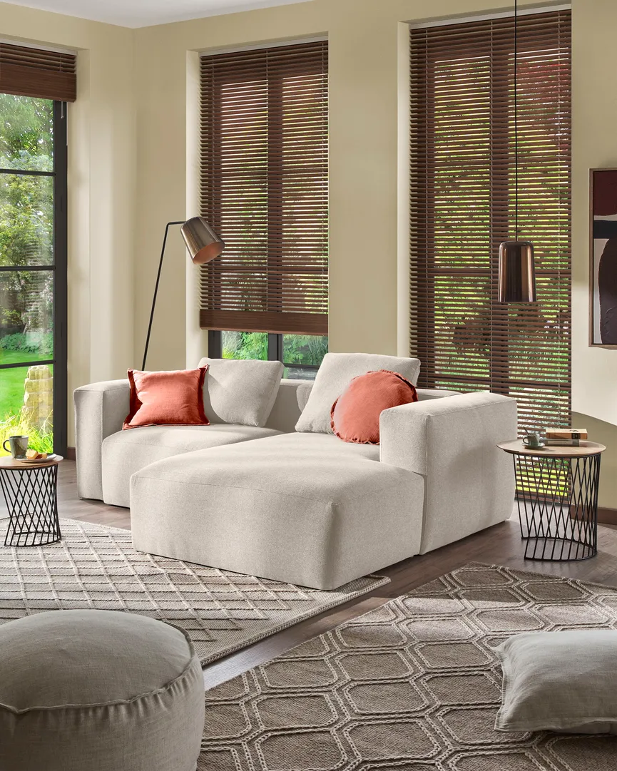 Ecksofa 2-Sitzer milieu