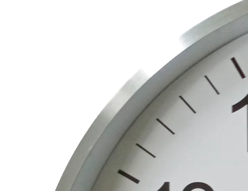 Funk-Wanduhr detail
