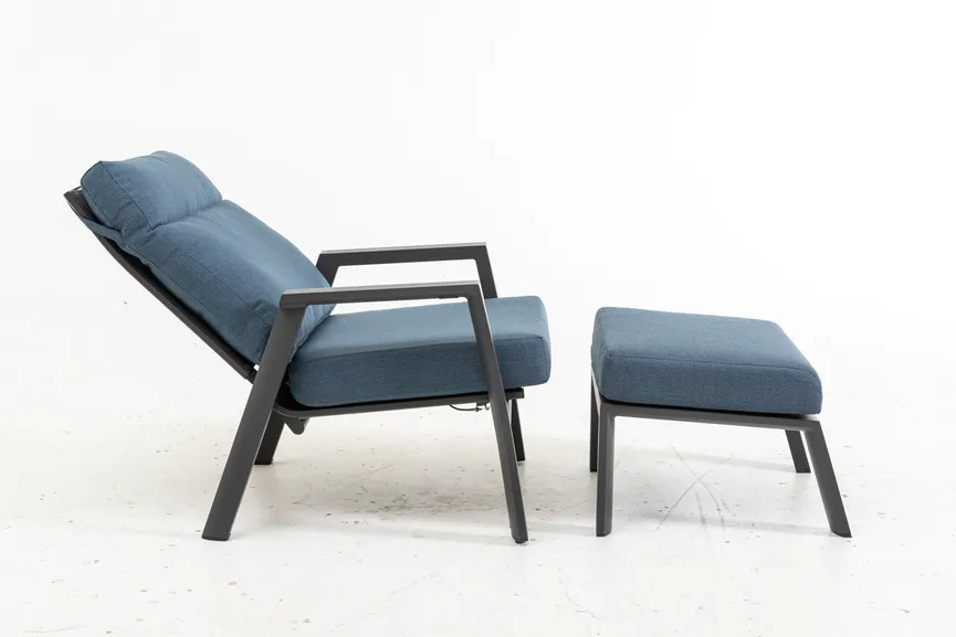 Loungesessel Blau detail