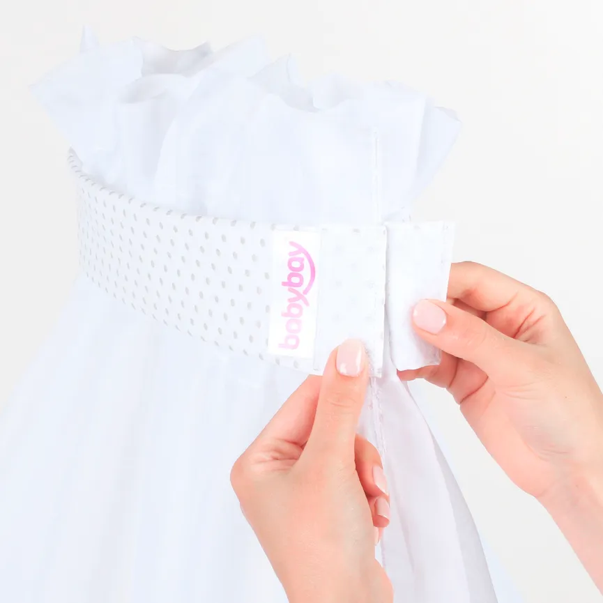 Himmel weiß Punkte perlgrau detail