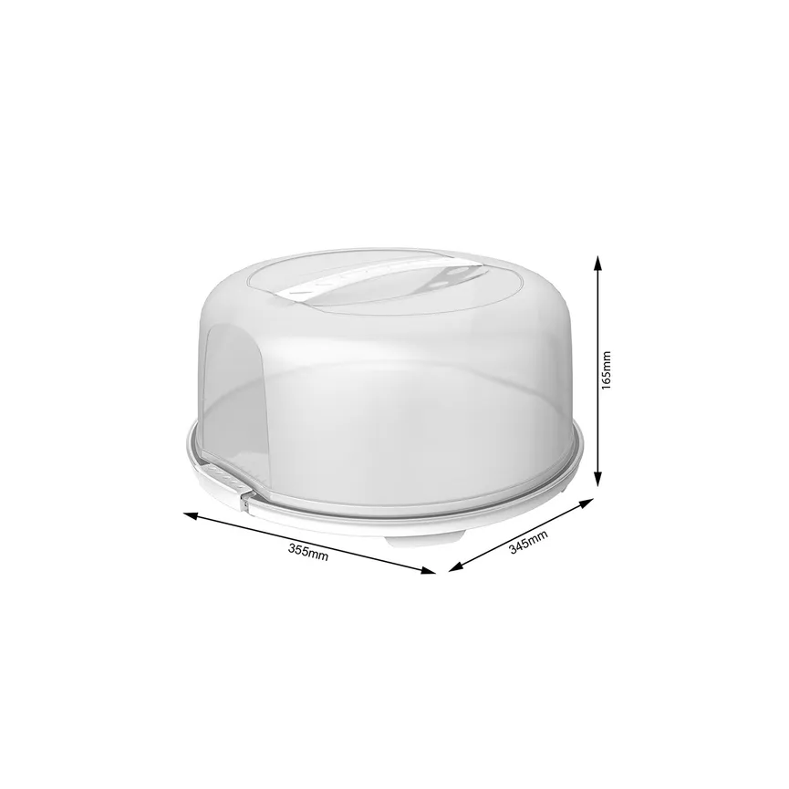 Tortenglocke hoch Fresh weiß detail