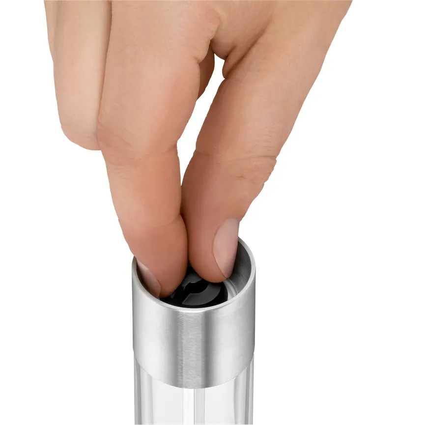 Minimühle Edelstahl/Kunststoff detail