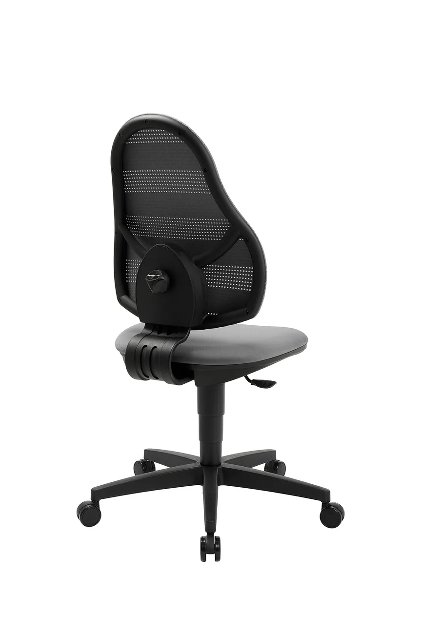 Drehstuhl grau detail