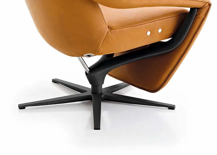 Sessel Yoko-1 DK schwarz detail