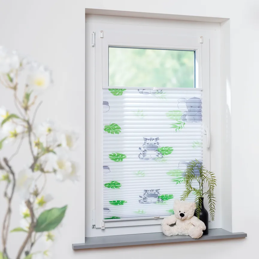 Plissee Hanni u. Luc milieu