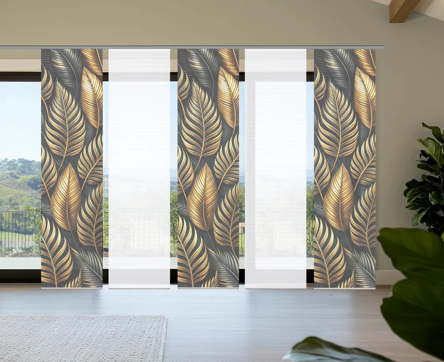 Schiebevorhang Zedric 5erSet milieu