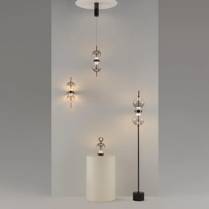 LED-Wandleuchte "Double Moon" milieu