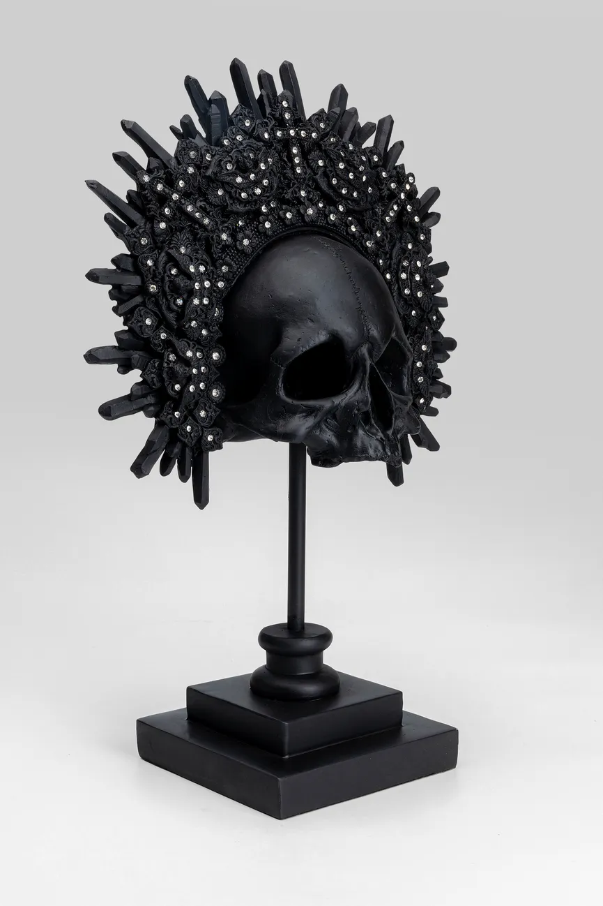 Figur "King Skull" schwarz detail