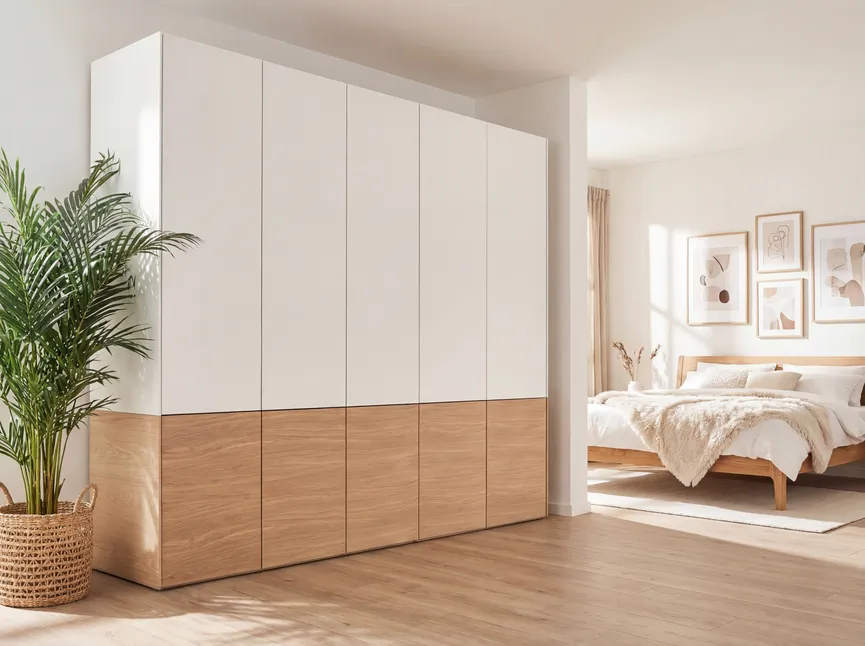 Drehtürenschrank 6-trg. milieu