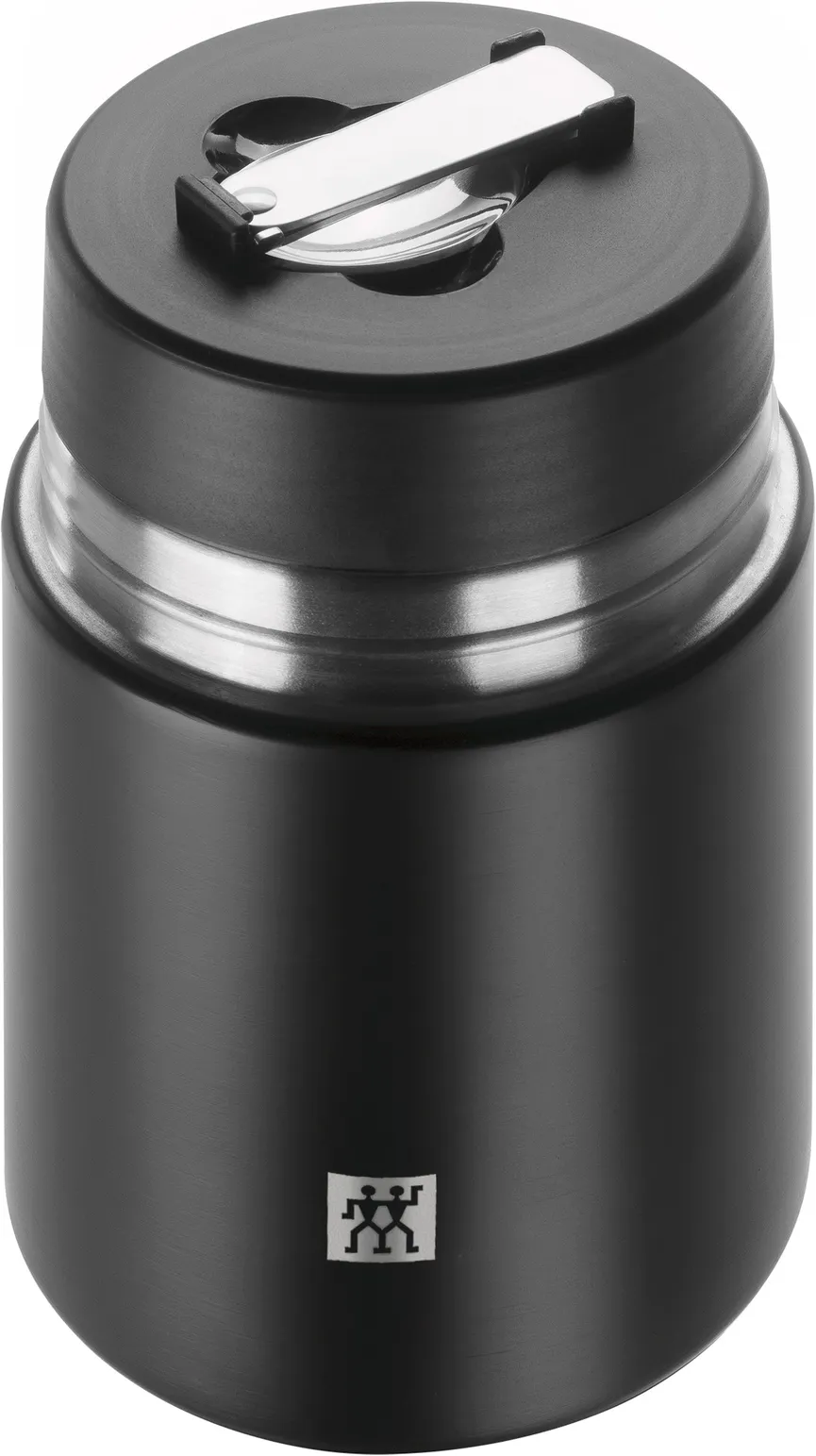 Speisegefäß 700 ml schwarz detail