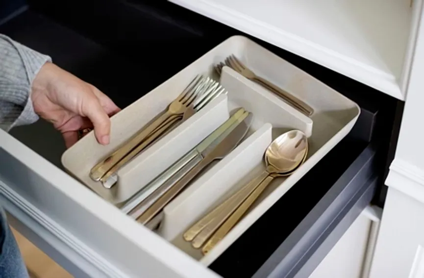 Besteckkasten "Rio" sand milieu