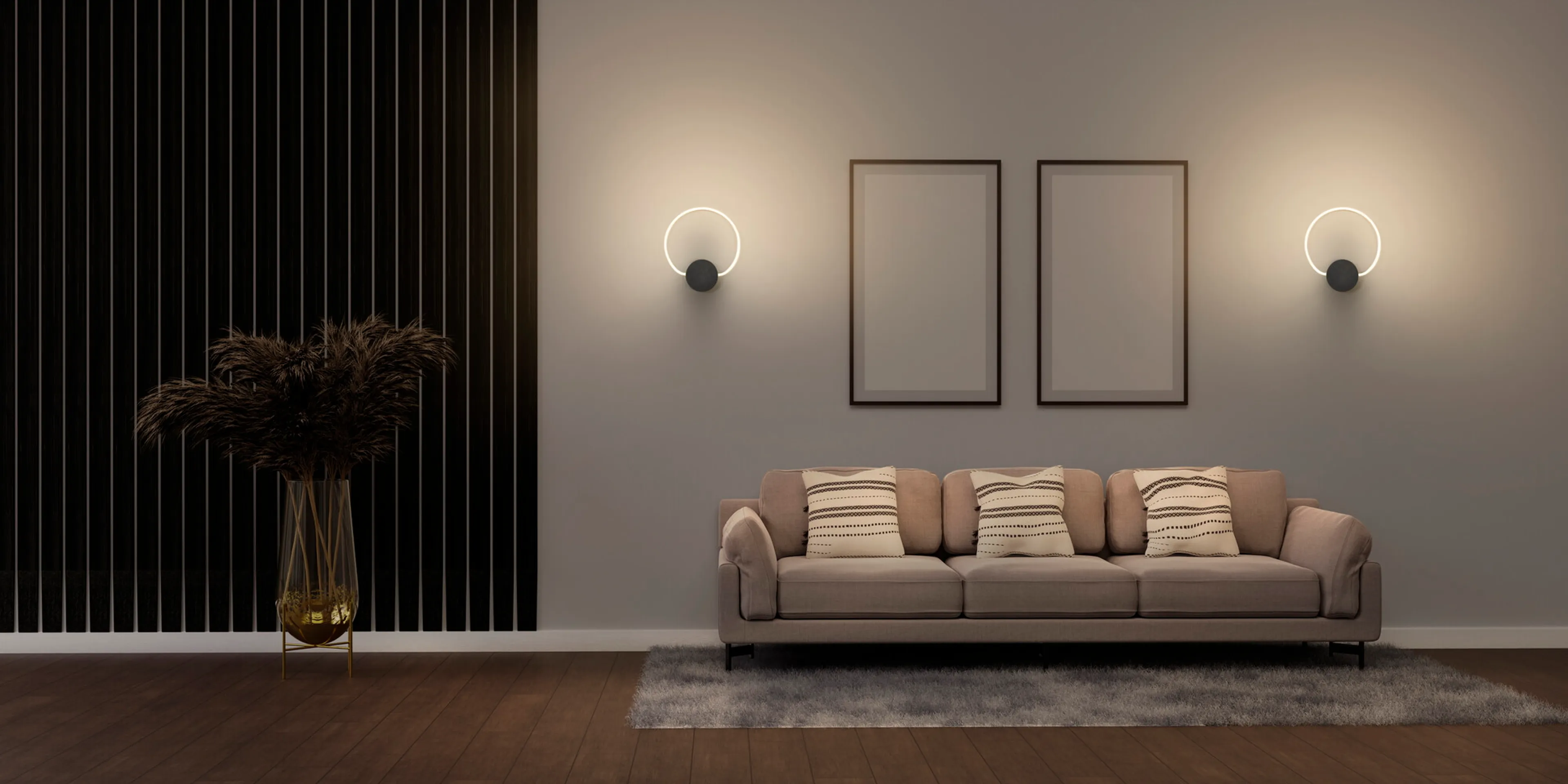 LED-Wandleuchte Aura Wall