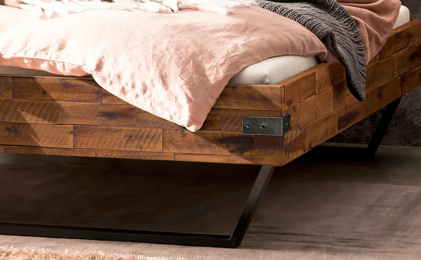 Massivholzbett 140x200 cm material_farbe