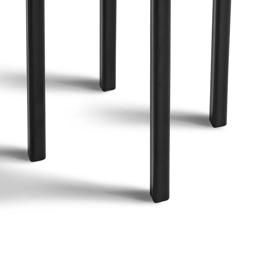 Kerzenglas S schwarz detail