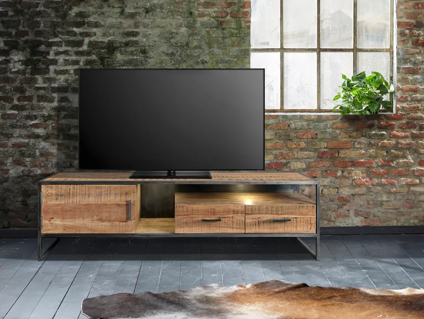 TV-Lowboard 1T/2S/1F milieu