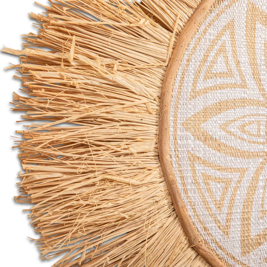 Wanddeko "Bast" natur detail
