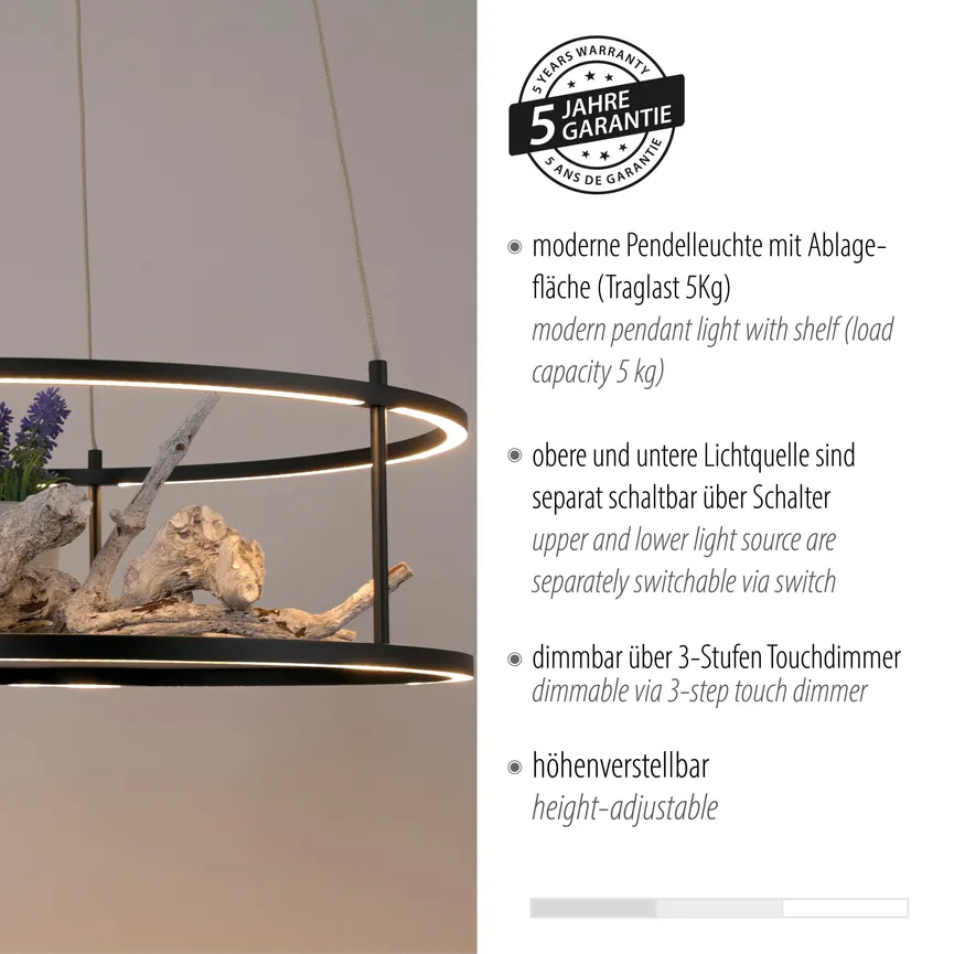 Pendelleuchte "Contura" detail