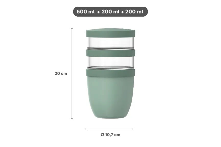 Lunchpot "Ellipse" 3-tlg. detail