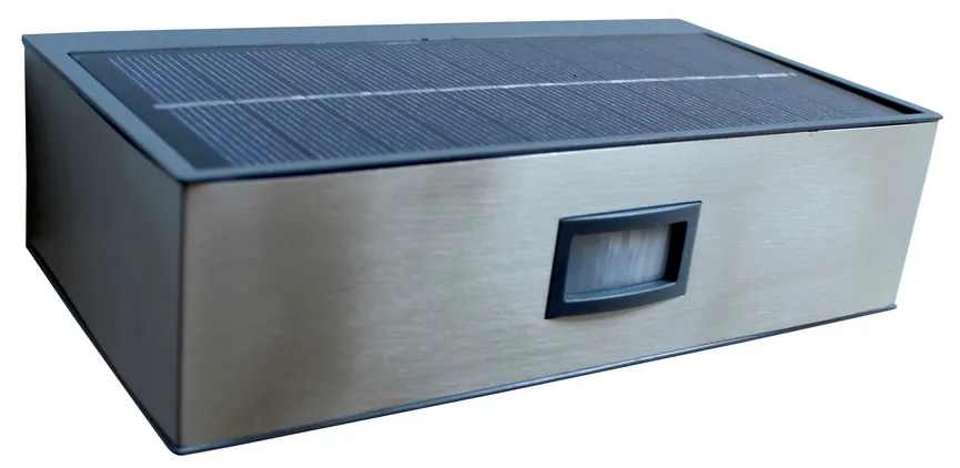 Solarwandleuchte "Brick" detail