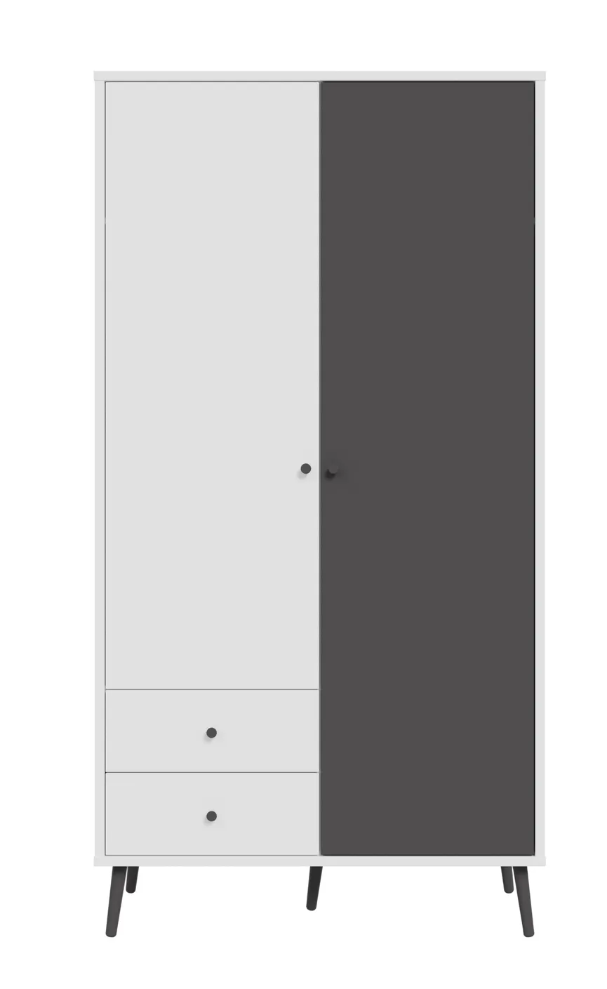 Kleiderschrank 2-trg. detail