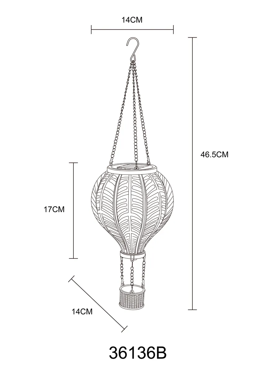 LED-Solarleuchte detail