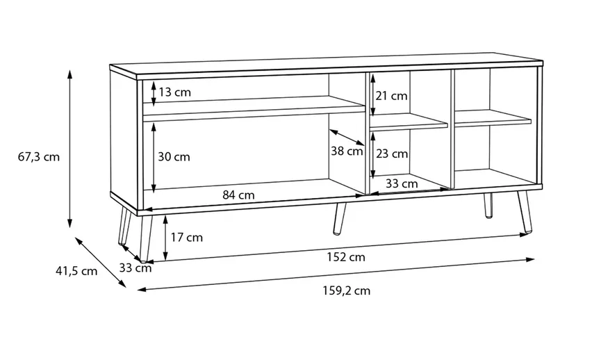 TV-Lowboard detail