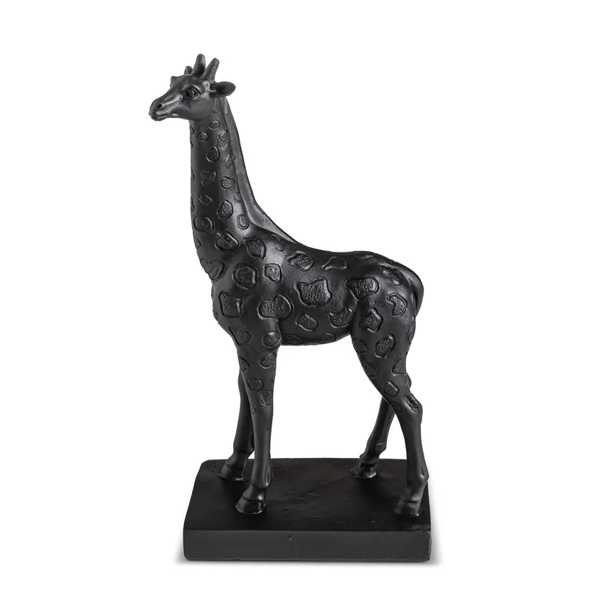 Figur "Giraffe" schwarz detail