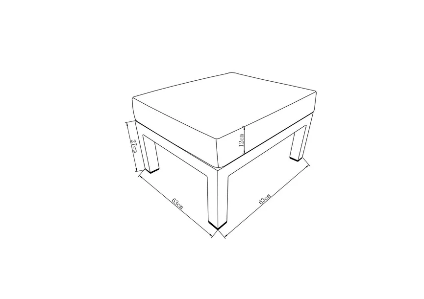 ** Hocker detail