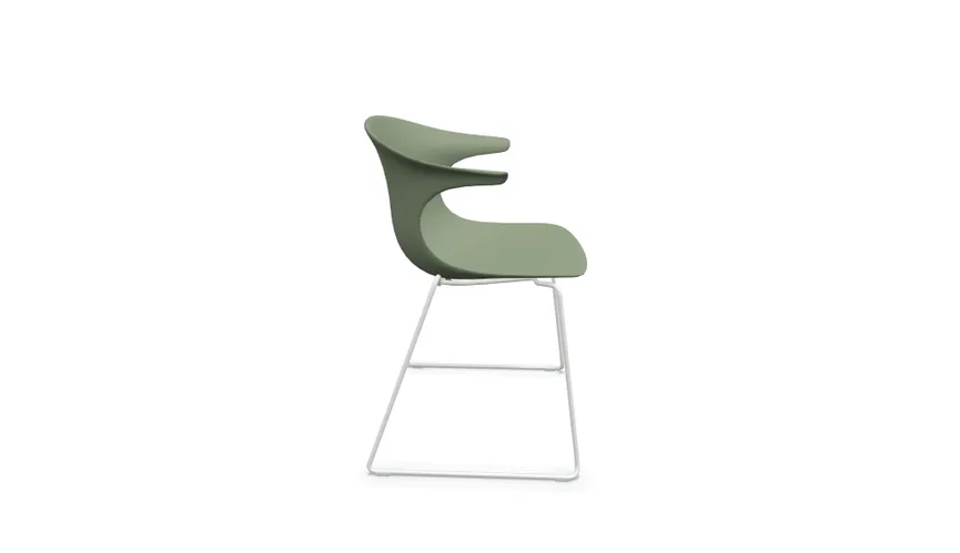 Stuhl Sledge white detail