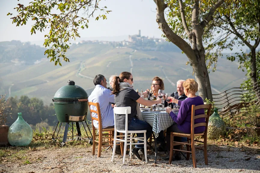Large Big Green Egg milieu