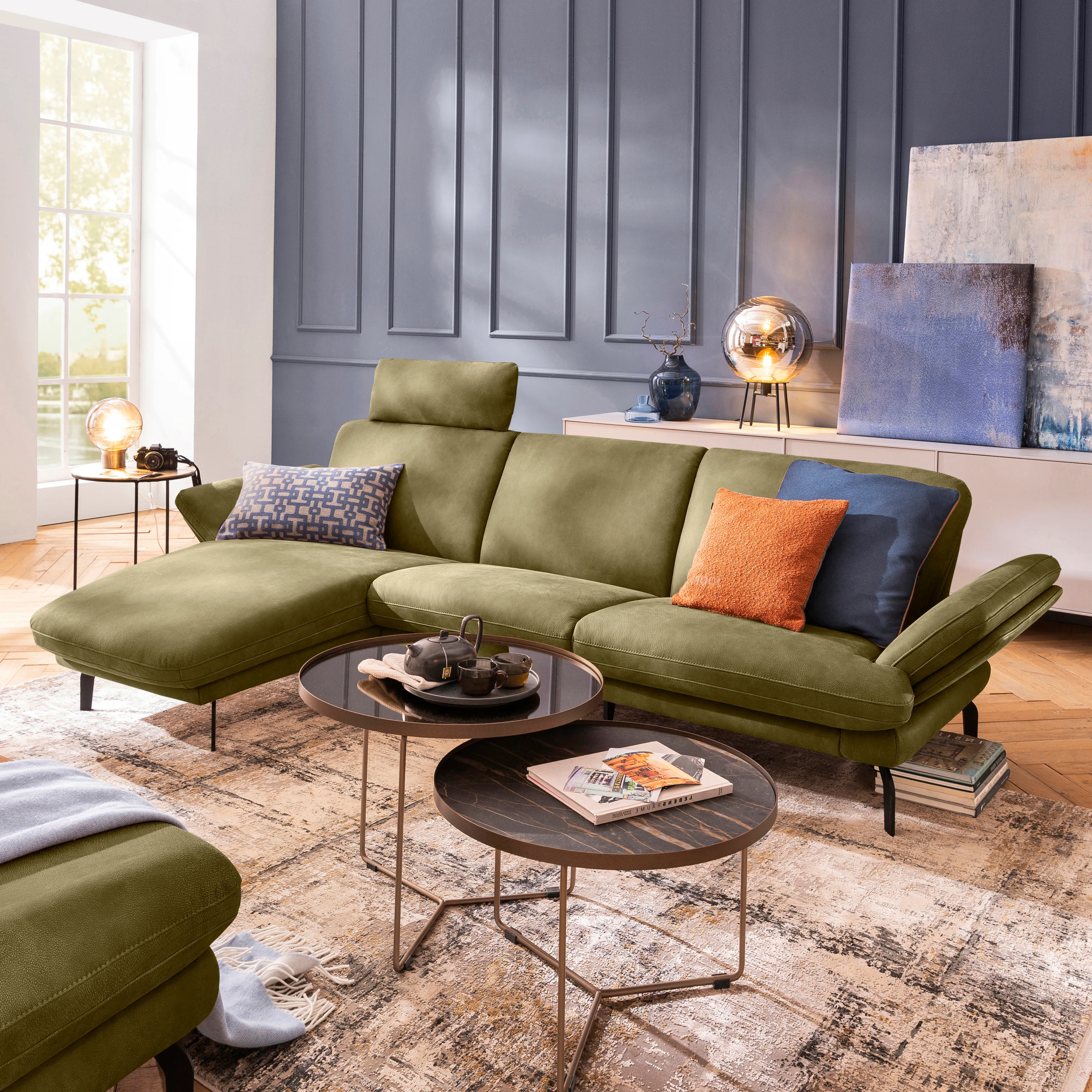 Sofa inkl. Longchair Vienna