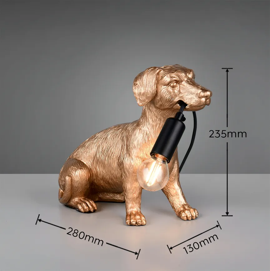 Deko-Tischleuchte "Rudi" detail