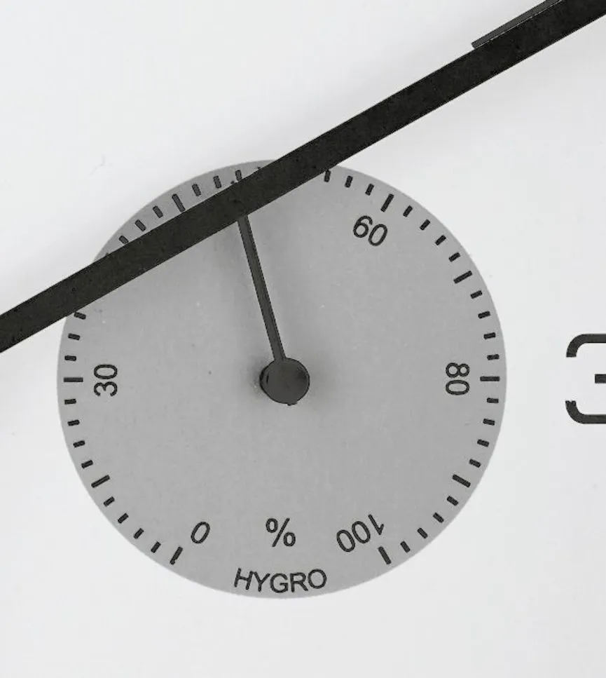 Funk-Wanduhr detail