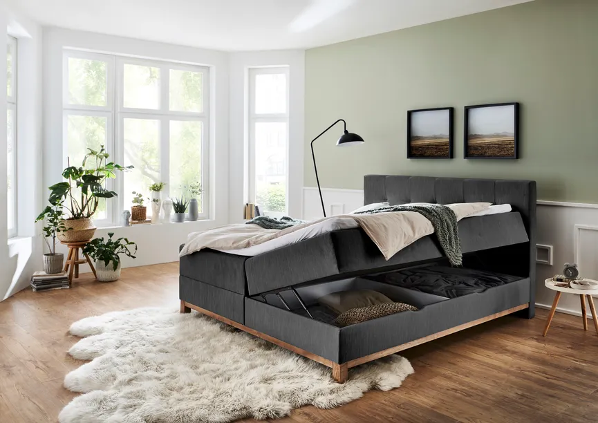 Boxspringbett LF 180x200 cm milieu