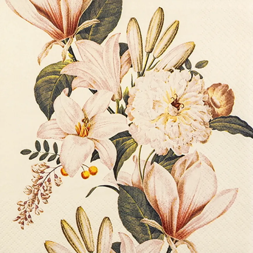 Serviette "Vintage Flowers" hauptaufnahme