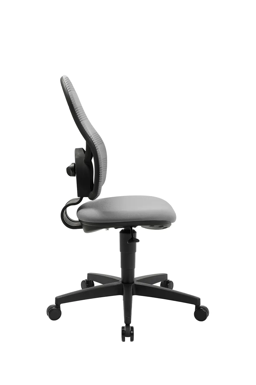 Drehstuhl grau detail