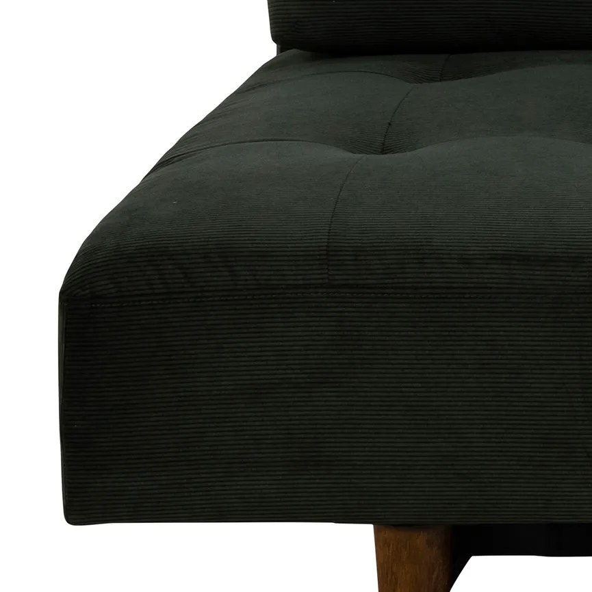 Schlafsofa Füße dunkel detail
