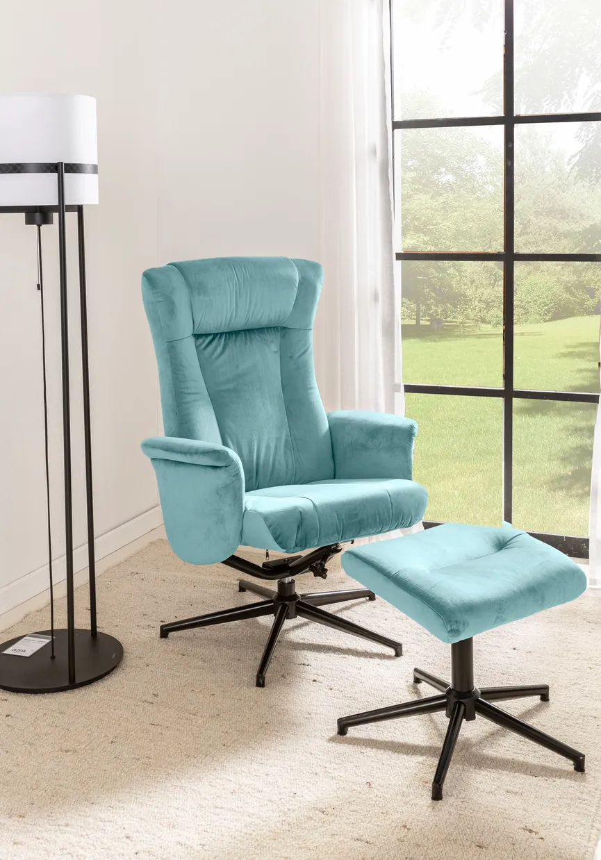 Relaxsessel + Hocker milieu