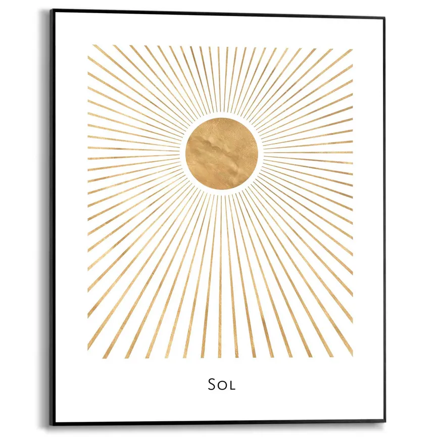 Bild gerahmt "Sun" hauptaufnahme