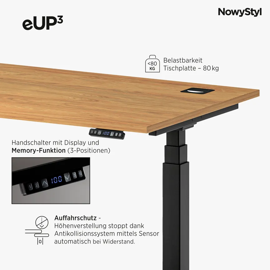 Schreibtisch Natural Hickory detail