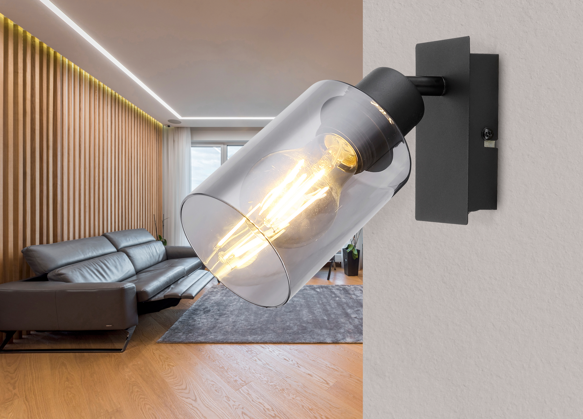 Wandleuchte "Hadera" milieu