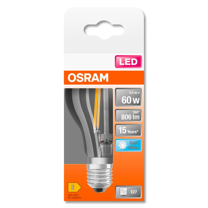 E27/6,5W LED Birne detail