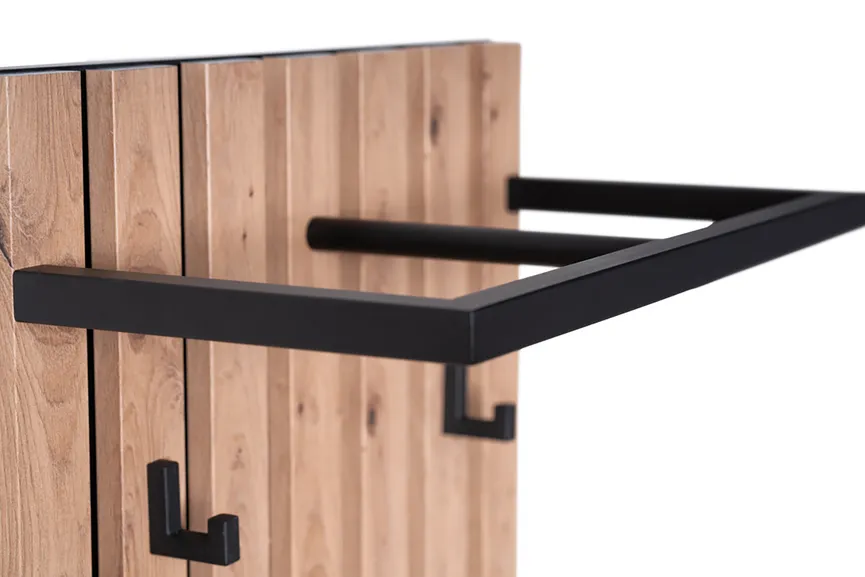 Wandgarderobe 3 detail