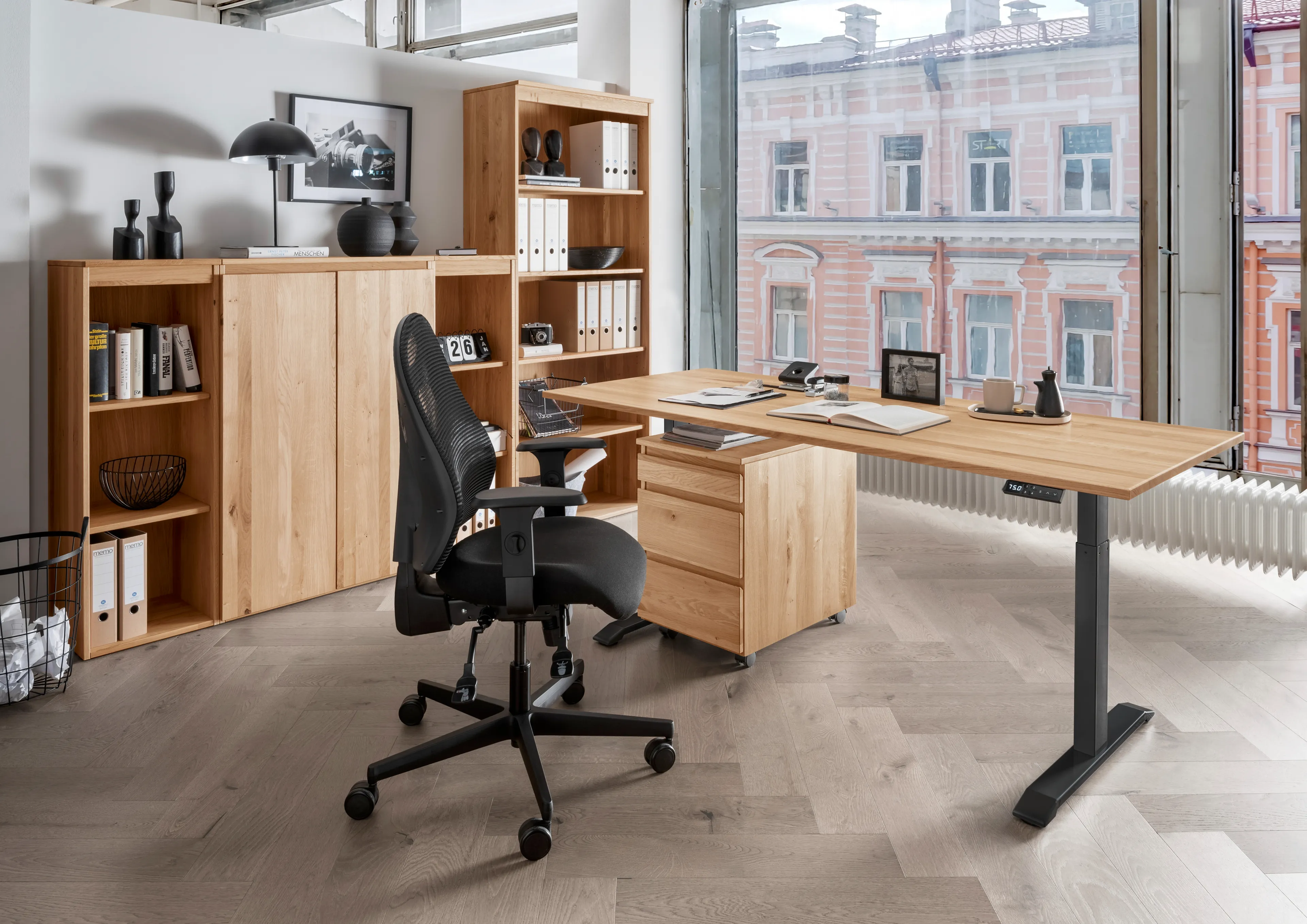 Schreibtisch elektrisch Durable Office 120 x 80 cm