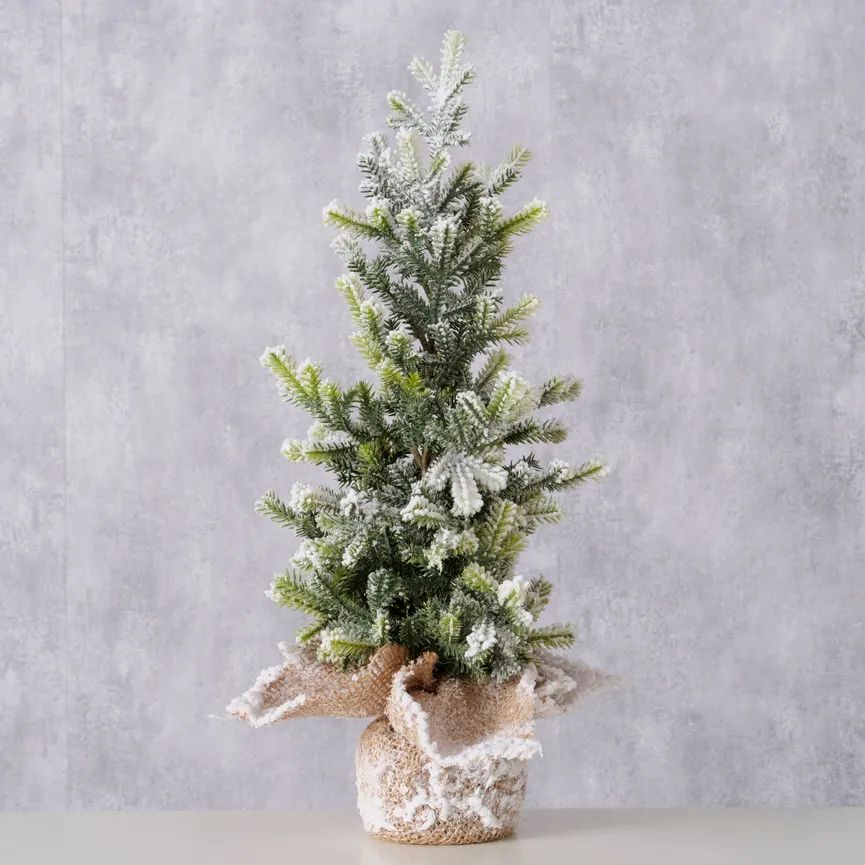 Tannenbaum L grün-natur-weiß milieu