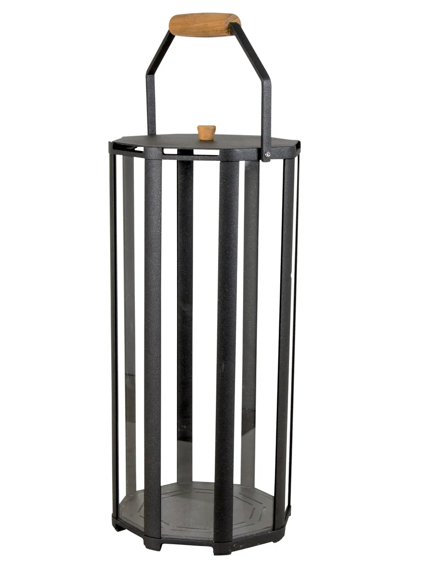 Laterne gross m. Teak Griff hauptaufnahme